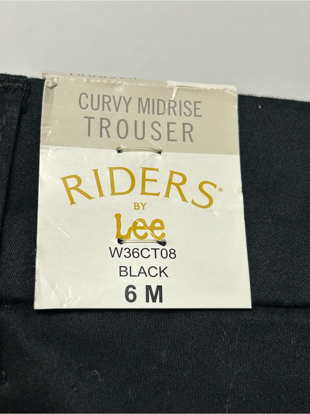 Riders by Lee Black Curvy-Fit Women's Trousers - Picture 5 of 8